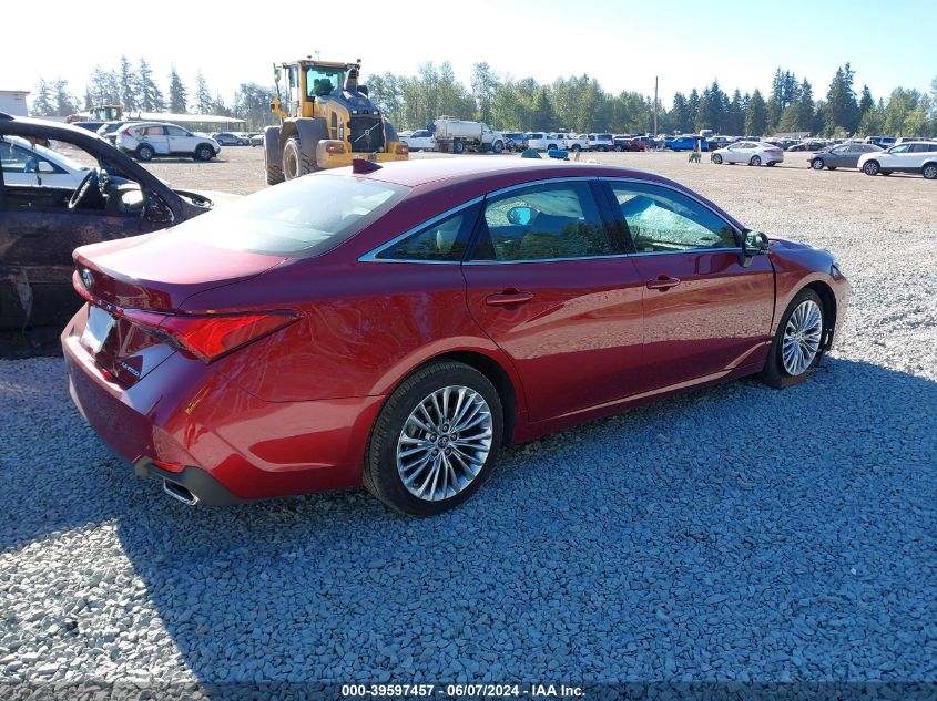 2019 Toyota Avalon Limited VIN: 4T1BZ1FB4KU020109 Lot: 39597457