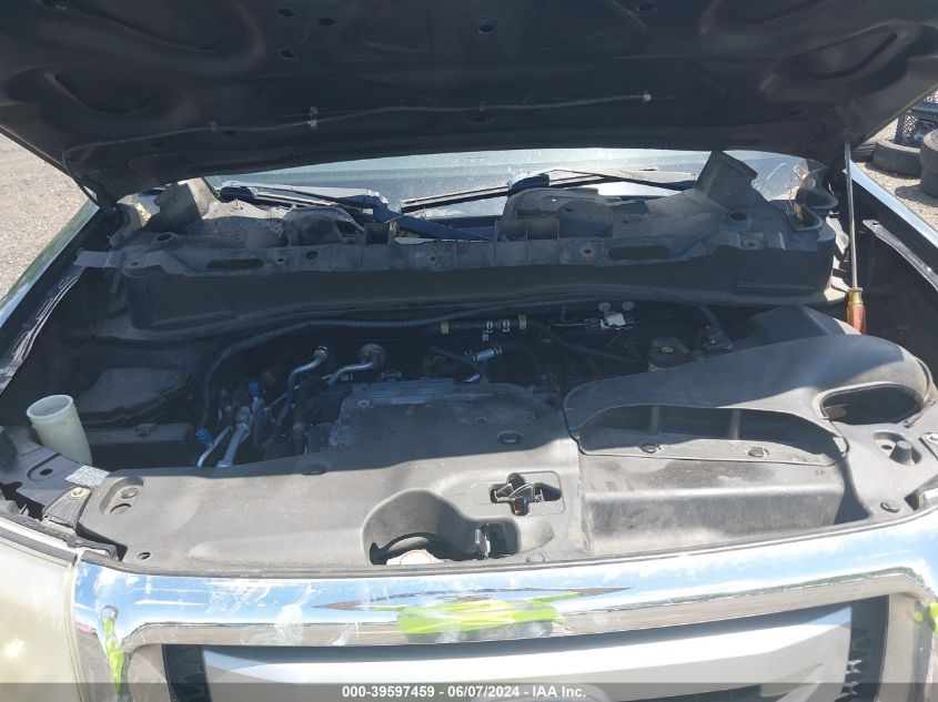 2010 Honda Pilot Lx VIN: 5FNYF4H26AB029780 Lot: 39597459