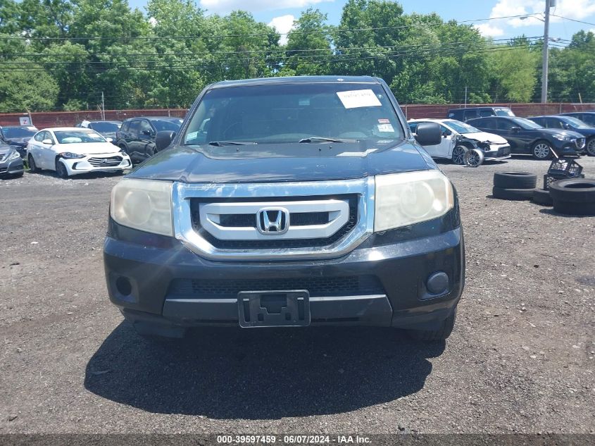 2010 Honda Pilot Lx VIN: 5FNYF4H26AB029780 Lot: 39597459