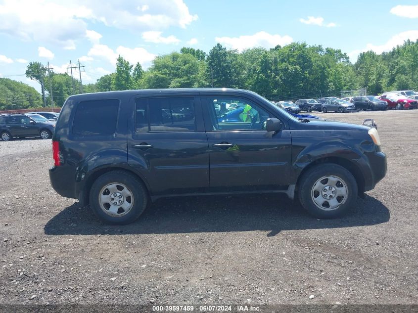 2010 Honda Pilot Lx VIN: 5FNYF4H26AB029780 Lot: 39597459