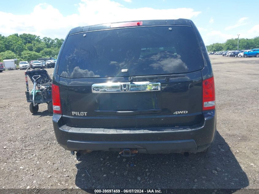 2010 Honda Pilot Lx VIN: 5FNYF4H26AB029780 Lot: 39597459