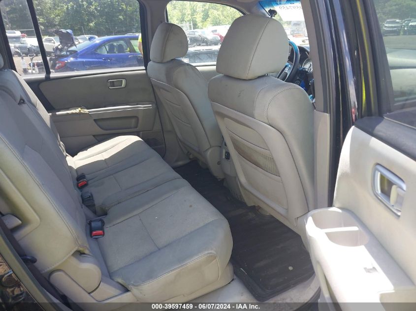 2010 Honda Pilot Lx VIN: 5FNYF4H26AB029780 Lot: 39597459