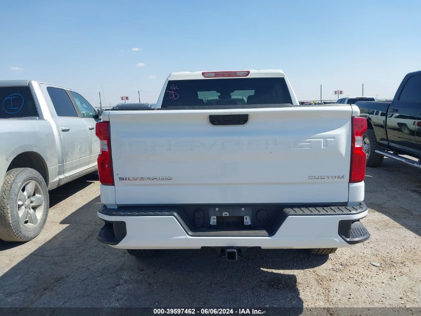 2022 Chevrolet Silverado 1500 2Wd Short Bed Custom VIN: 3GCPABEK2NG509916 Lot: 39597462