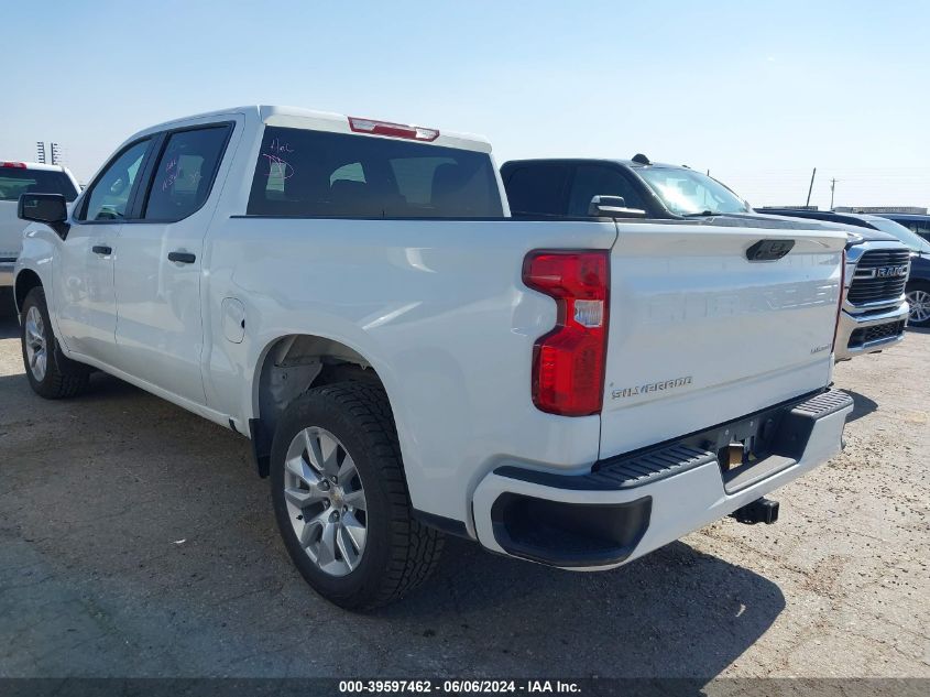 2022 Chevrolet Silverado 1500 2Wd Short Bed Custom VIN: 3GCPABEK2NG509916 Lot: 39597462