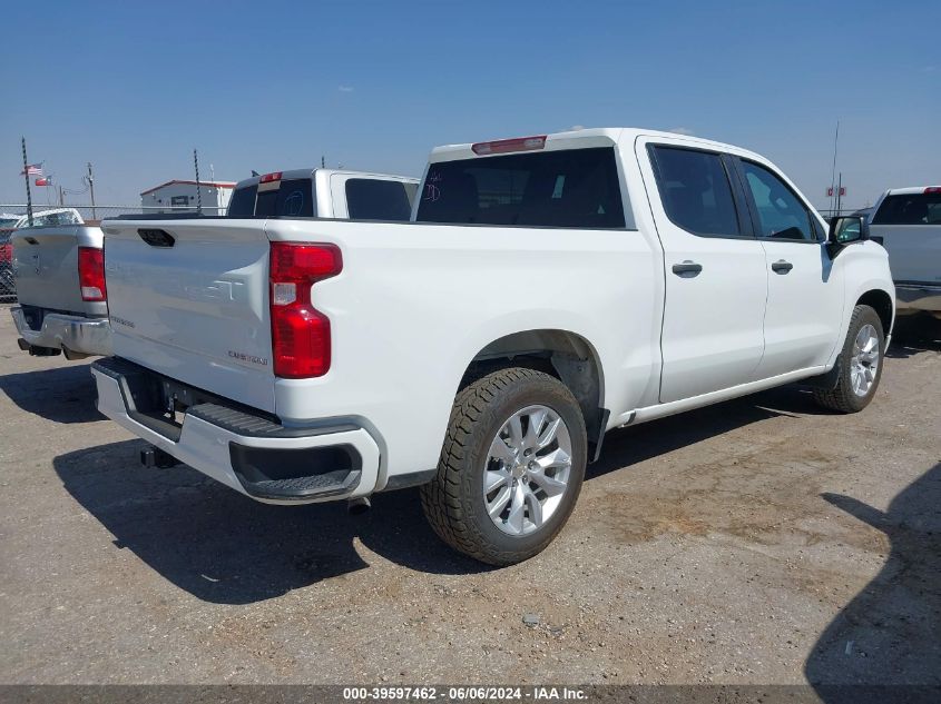 2022 Chevrolet Silverado 1500 2Wd Short Bed Custom VIN: 3GCPABEK2NG509916 Lot: 39597462