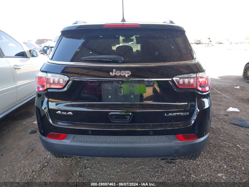 2018 Jeep Compass Limited 4X4 VIN: 3C4NJDCB5JT246344 Lot: 39597463