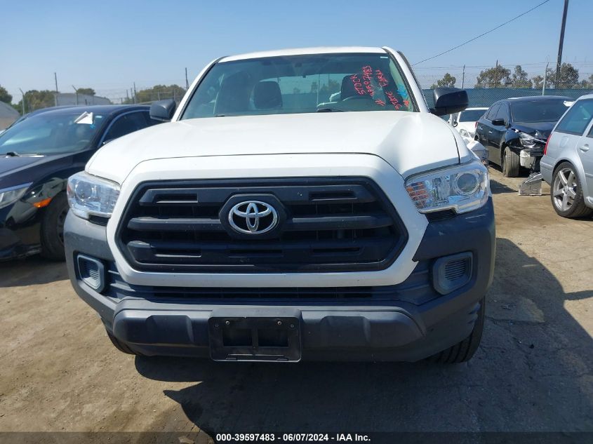 2017 Toyota Tacoma Sr VIN: 5TFRX5GN7HX075735 Lot: 39597483