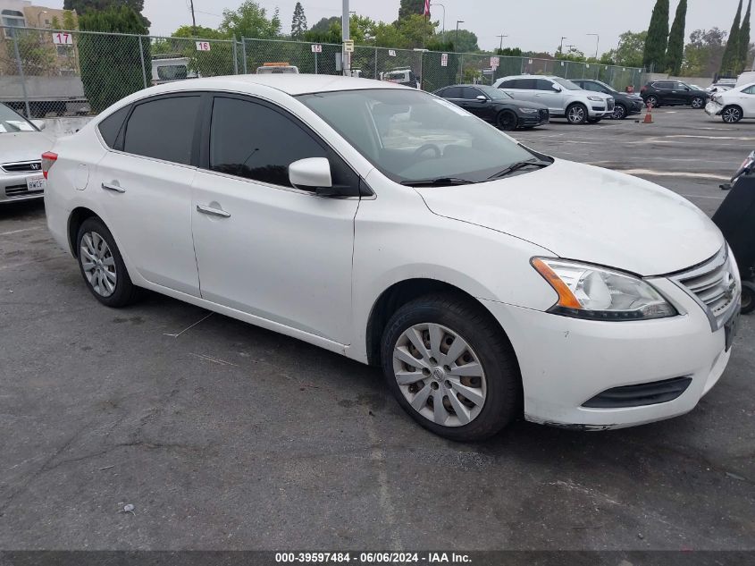 2014 Nissan Sentra S VIN: 3N1AB7AP8EL695084 Lot: 39597484