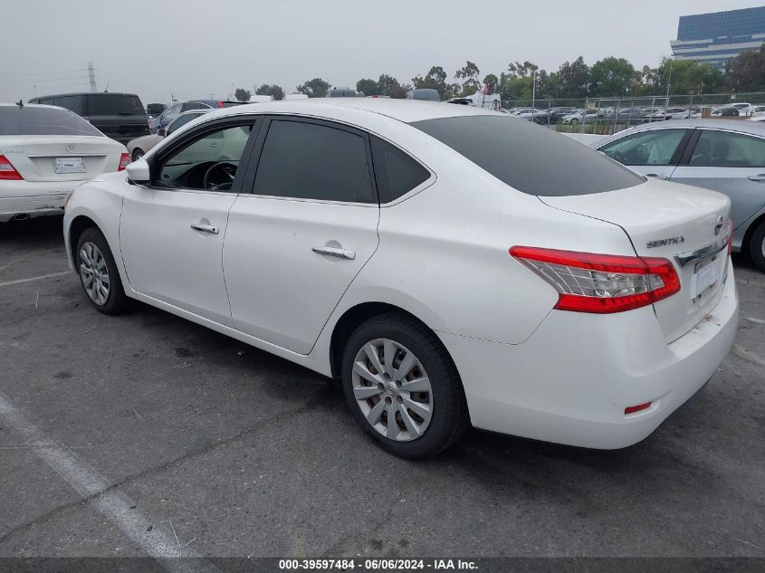 2014 Nissan Sentra S VIN: 3N1AB7AP8EL695084 Lot: 39597484