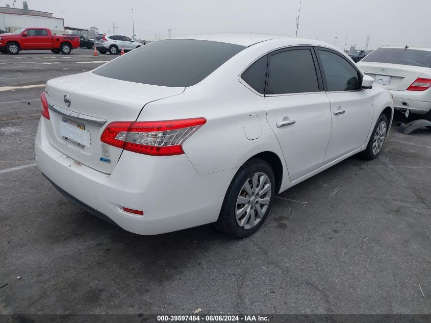 2014 Nissan Sentra S VIN: 3N1AB7AP8EL695084 Lot: 39597484