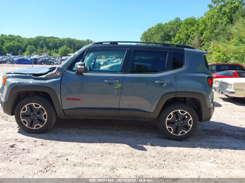 2017 Jeep Renegade Trailhawk 4X4 VIN: ZACCJBCB6HPE56240 Lot: 39597485