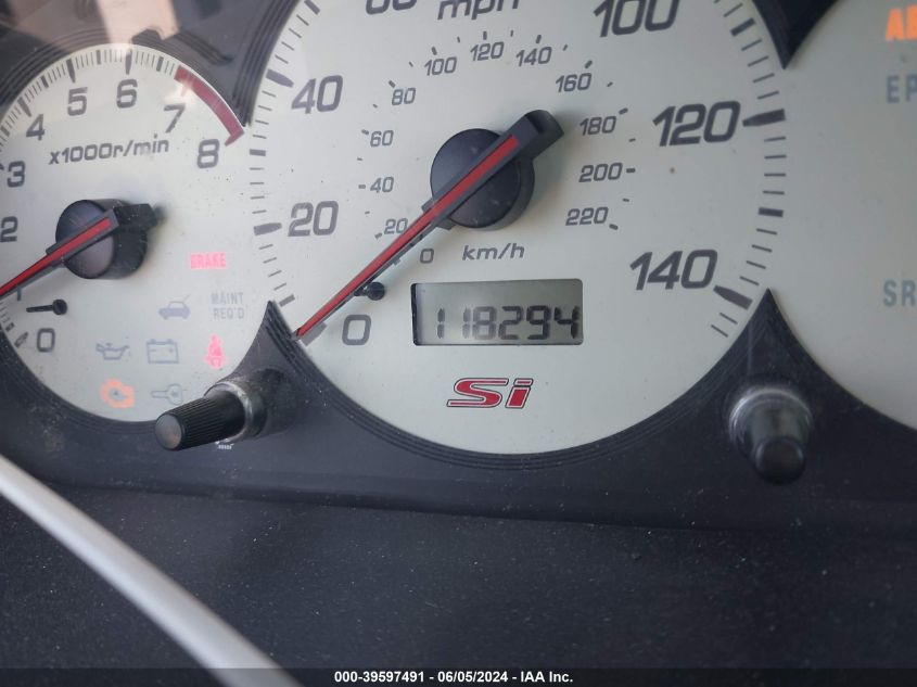 2003 Honda Civic Si VIN: SHHEP33593U400542 Lot: 39597491