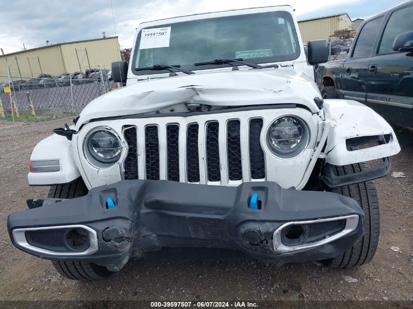 2022 Jeep Wrangler 4Xe Unlimited Sahara 4X4 VIN: 1C4JJXP67NW279391 Lot: 39597507