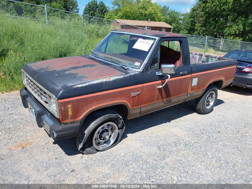 1984 Ford Ranger VIN: 1FTCR11F7EUB61826 Lot: 39597506