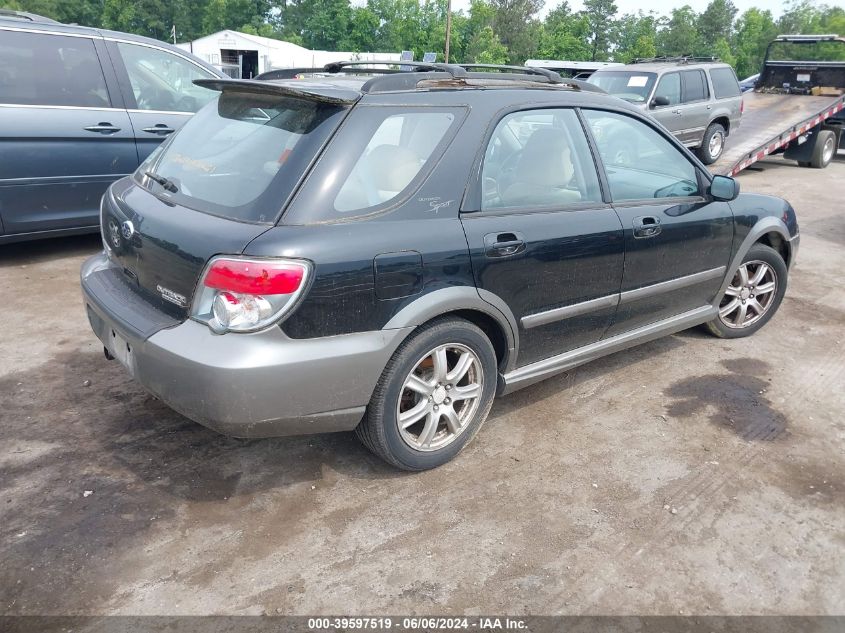 2006 Subaru Impreza Outback Sport/Outback Spc VIN: JF1GG68696H808255 Lot: 39597519