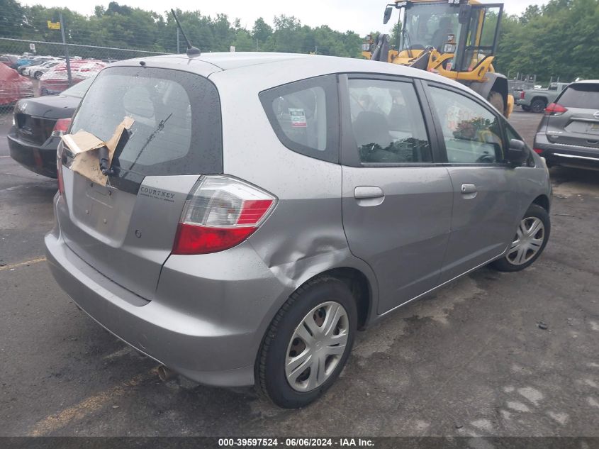 2010 Honda Fit VIN: JHMGE8H29AS023687 Lot: 39597524