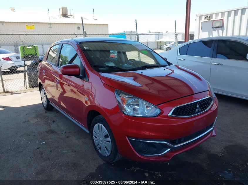 2020 Mitsubishi Mirage Es/Se VIN: ML32A3HJ6LH007127 Lot: 39597525