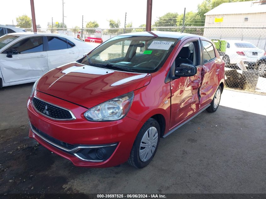 ML32A3HJ6LH007127 2020 Mitsubishi Mirage Es/Se