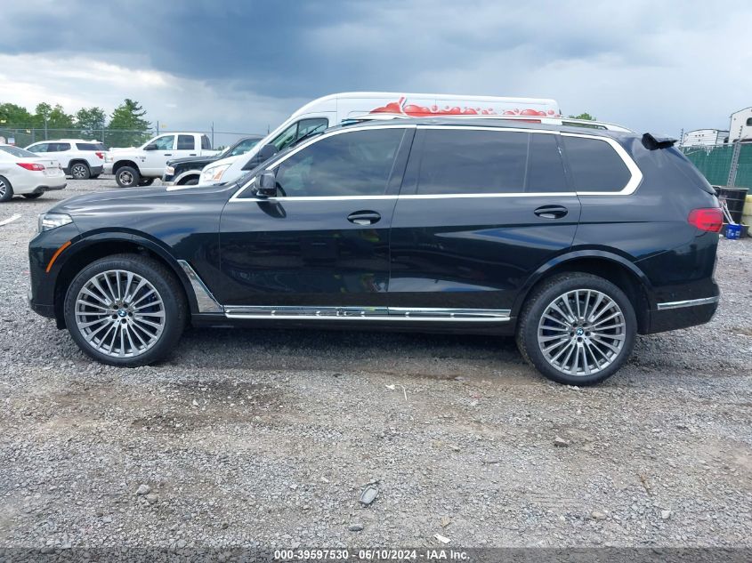 2019 BMW X7 xDrive50I VIN: 5UXCX4C53KLS37718 Lot: 39597530