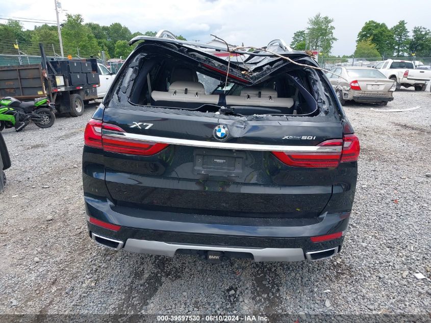 2019 BMW X7 xDrive50I VIN: 5UXCX4C53KLS37718 Lot: 39597530