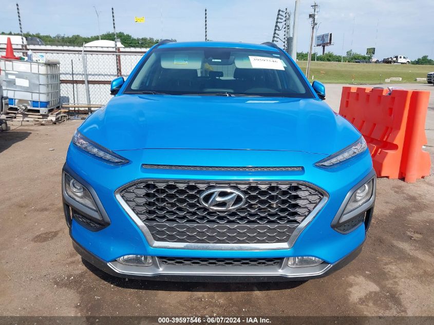 2021 Hyundai Kona Limited VIN: KM8K33A57MU637666 Lot: 39597546