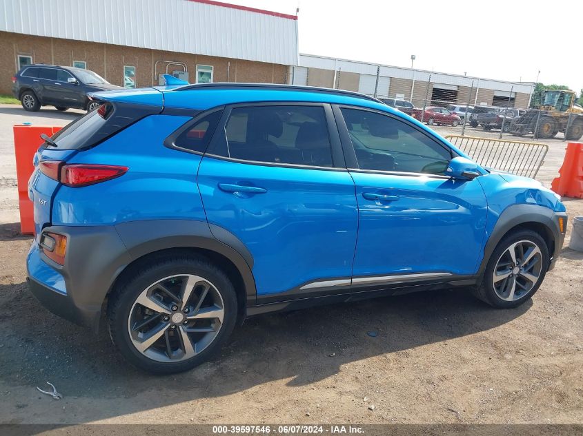 2021 Hyundai Kona Limited VIN: KM8K33A57MU637666 Lot: 39597546