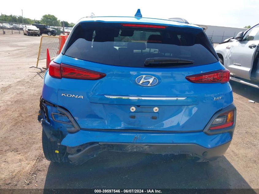 2021 Hyundai Kona Limited VIN: KM8K33A57MU637666 Lot: 39597546