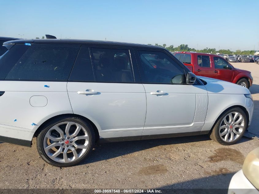 2019 Land Rover Range Rover 3.0L V6 Supercharged Hse VIN: SALGS2SV6KA558891 Lot: 39597548