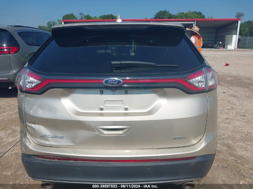 2018 Ford Edge Sel VIN: 2FMPK3J88JBB04715 Lot: 39597553