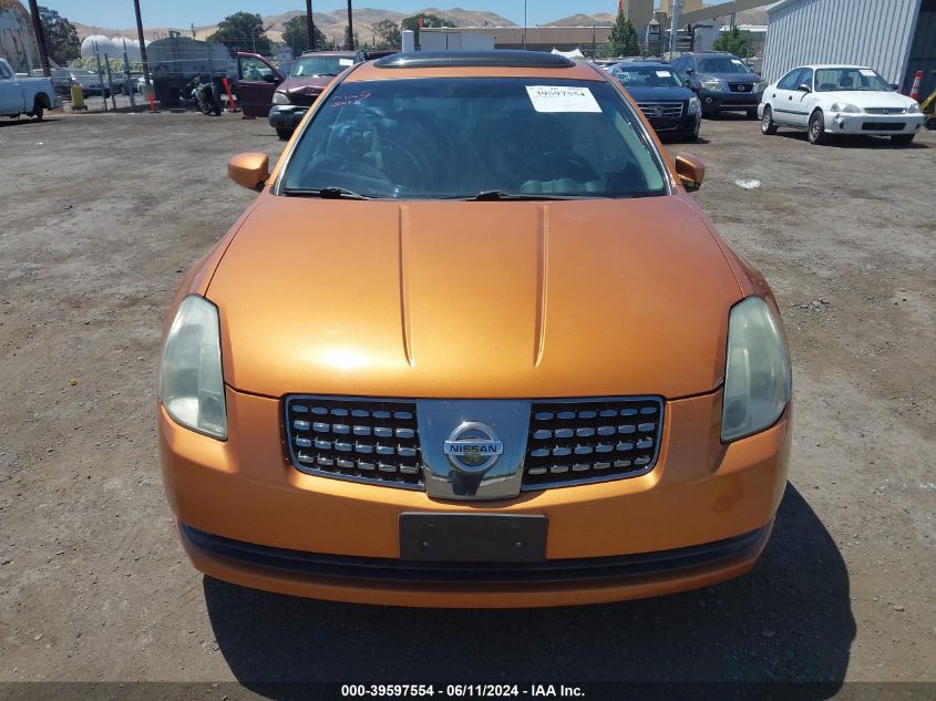 2004 Nissan Maxima 3.5 Se VIN: 1N4BA41E54C827753 Lot: 39597554