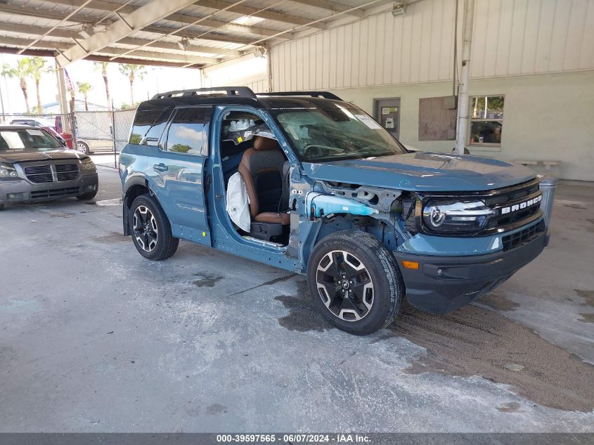 2022 Ford Bronco Sport Outer Banks VIN: 3FMCR9C64NRE24890 Lot: 39597565