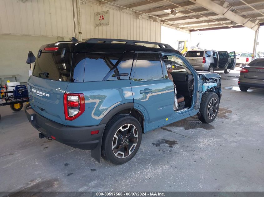 2022 Ford Bronco Sport Outer Banks VIN: 3FMCR9C64NRE24890 Lot: 39597565