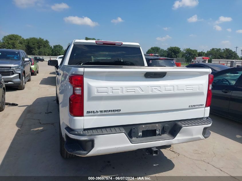 2022 Chevrolet Silverado 1500 2Wd Short Bed Custom VIN: 3GCPABEK7NG522869 Lot: 39597574