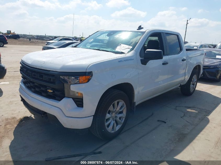 2022 Chevrolet Silverado 1500 2Wd Short Bed Custom VIN: 3GCPABEK7NG522869 Lot: 39597574