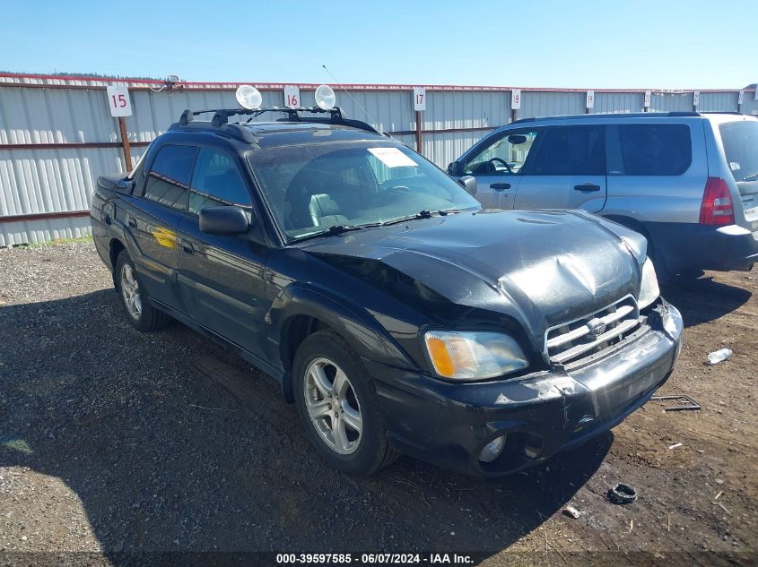 2006 Subaru Baja Sport VIN: 4S4BT62C167106009 Lot: 39597585