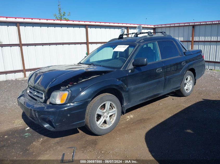 2006 Subaru Baja Sport VIN: 4S4BT62C167106009 Lot: 39597585