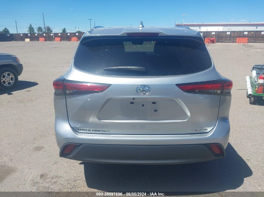 2021 Toyota Highlander Xle VIN: 5TDGZRBH9MS540669 Lot: 39597596