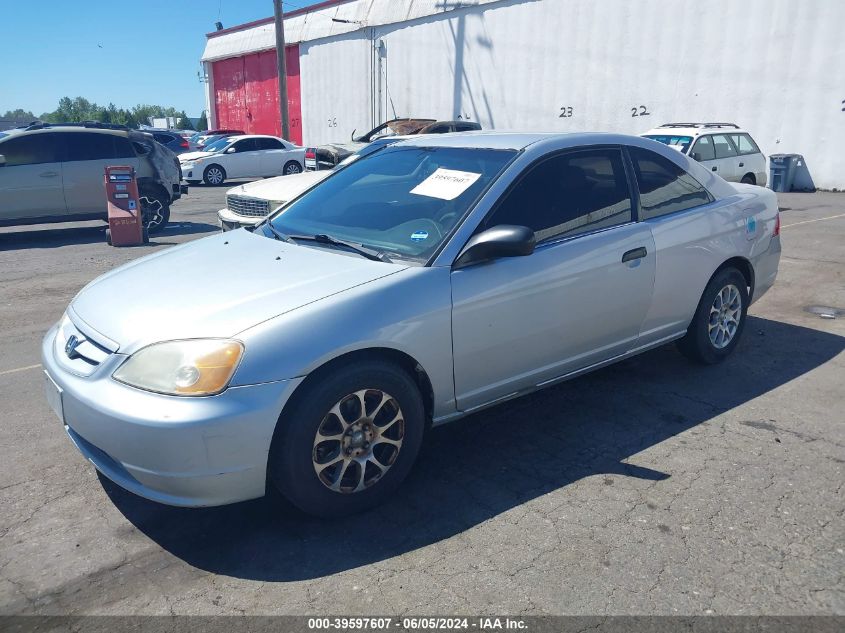 2001 Honda Civic Lx VIN: 1HGEM22581L003731 Lot: 39597607