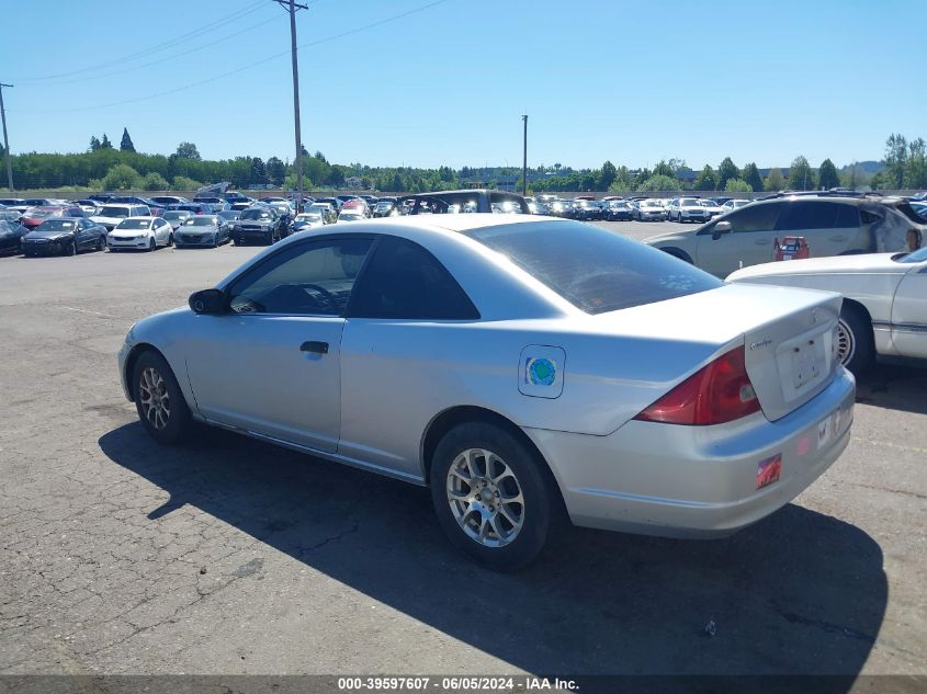 2001 Honda Civic Lx VIN: 1HGEM22581L003731 Lot: 39597607