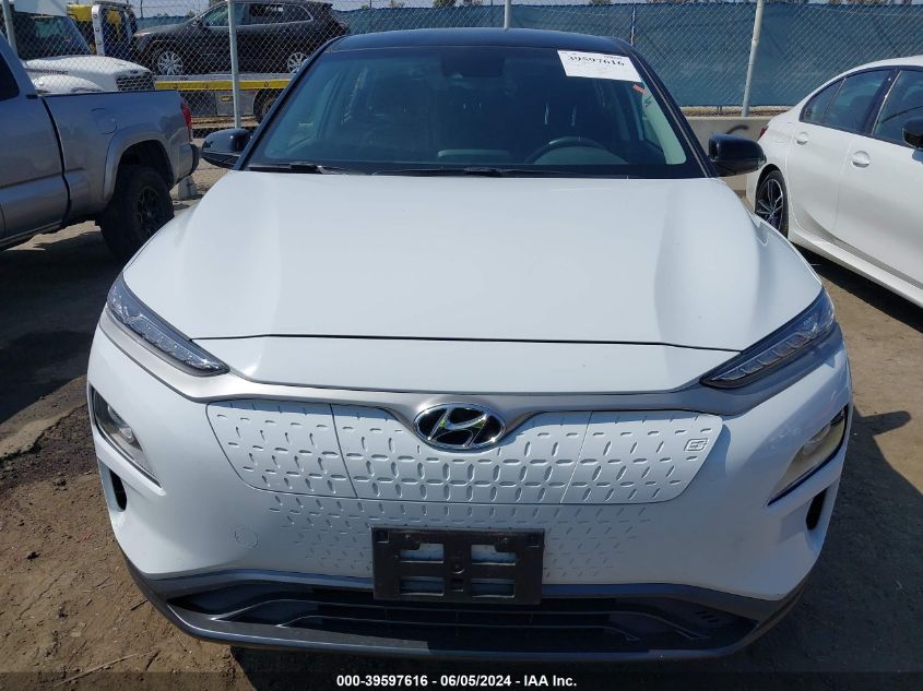 2021 Hyundai Kona Electric Sel VIN: KM8K23AG9MU104531 Lot: 39597616