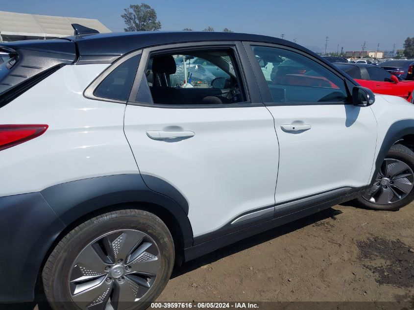 2021 Hyundai Kona Electric Sel VIN: KM8K23AG9MU104531 Lot: 39597616