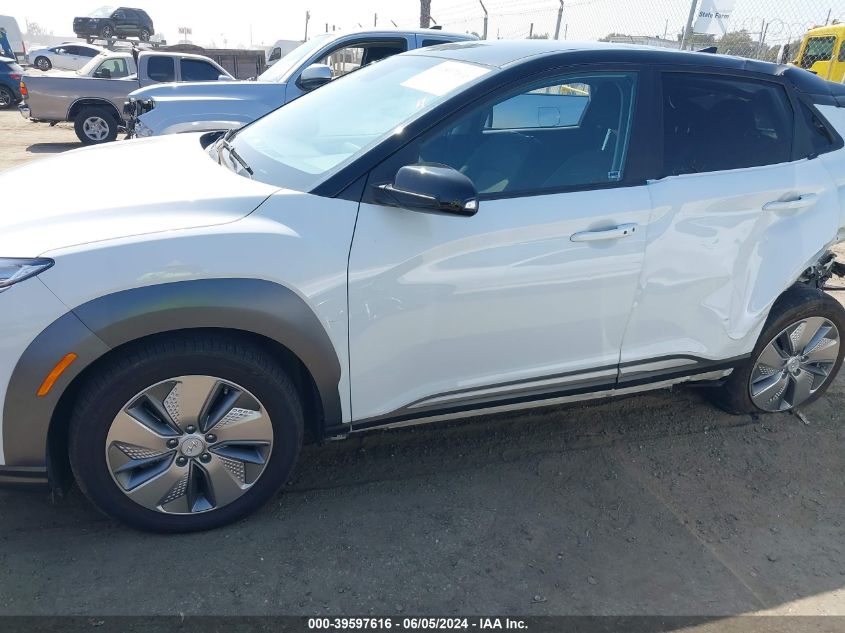 2021 Hyundai Kona Electric Sel VIN: KM8K23AG9MU104531 Lot: 39597616