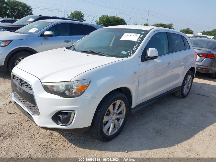 2013 Mitsubishi Outlander Sport Se VIN: 4A4AP4AU8DE022127 Lot: 39597619