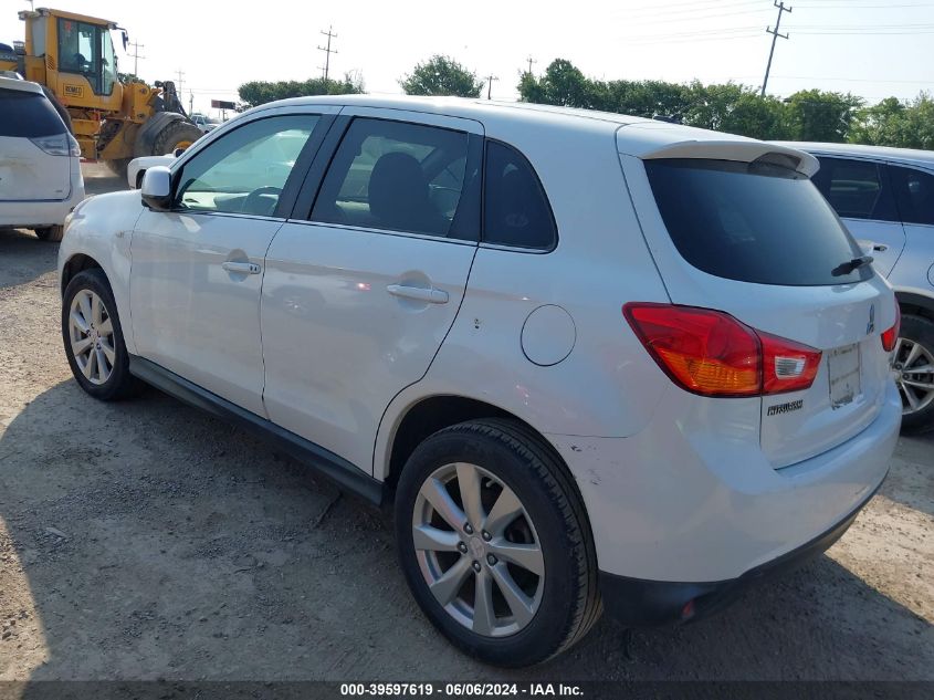 2013 Mitsubishi Outlander Sport Se VIN: 4A4AP4AU8DE022127 Lot: 39597619