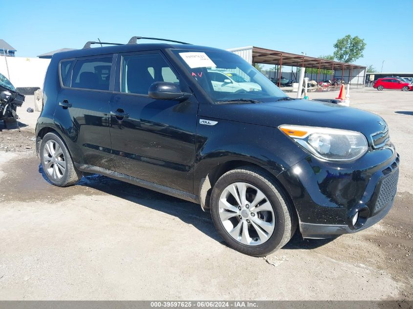 2016 Kia Soul VIN: KNDJP3A50G7276045 Lot: 39597625