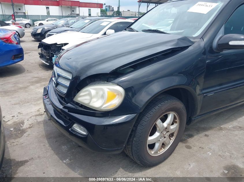 2004 Mercedes-Benz Ml 350 4Matic VIN: 4JGAB57E74A498643 Lot: 39597633