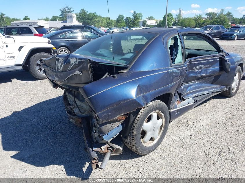 1999 Chevrolet Monte Carlo Ls VIN: 2G1WW12M5X9210343 Lot: 39597635