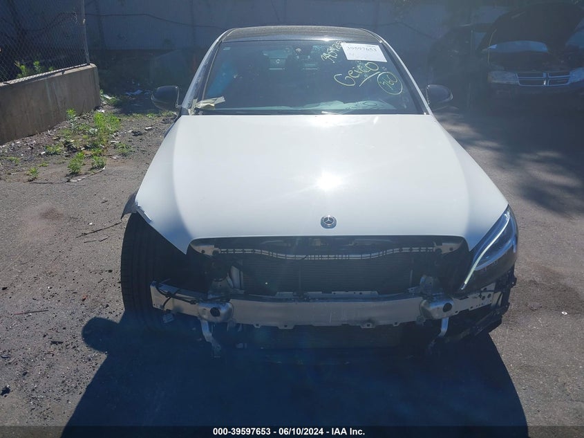 2019 Mercedes-Benz Amg C 43 4Matic VIN: 55SWF6EB4KU309236 Lot: 39597653