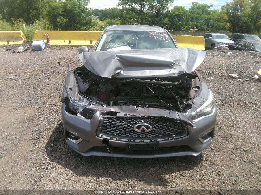 2021 Infiniti Q50 Luxe Awd VIN: JN1EV7BR1MM756059 Lot: 39597663