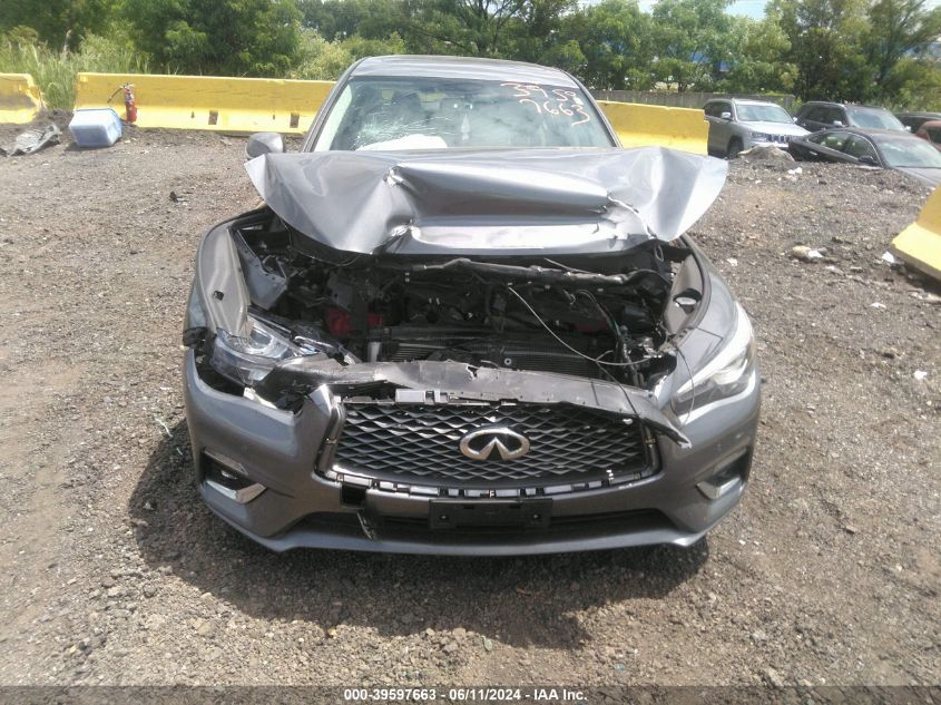 2021 Infiniti Q50 Luxe Awd VIN: JN1EV7BR1MM756059 Lot: 39597663